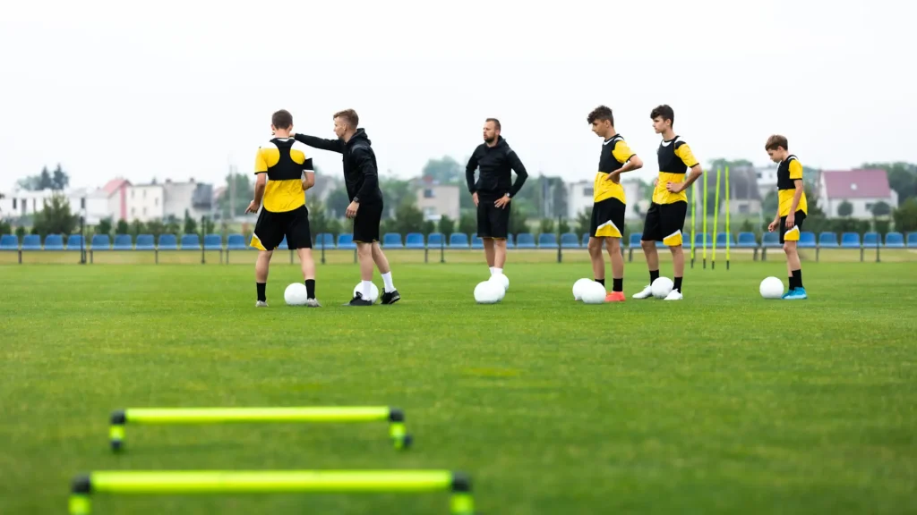 preparador fisico en equipo de futbol